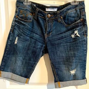 Distressed jean shorts-size 29